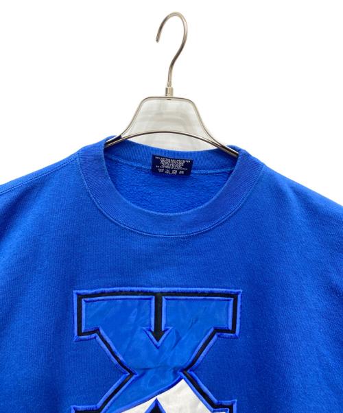 JANSPORT（ジャンスポーツ）JANSPORT (ジャンスポーツ) ヴィンテージ刺繍スウェット ブルー サイズ:XXLの古着・服飾アイテム
