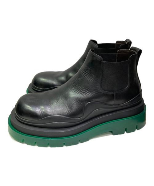 BOTTEGA VENETA（ボッテガベネタ）BOTTEGA VENETA (ボッテガベネタ) タイヤブーツ ブラック サイズ:42の古着・服飾アイテム