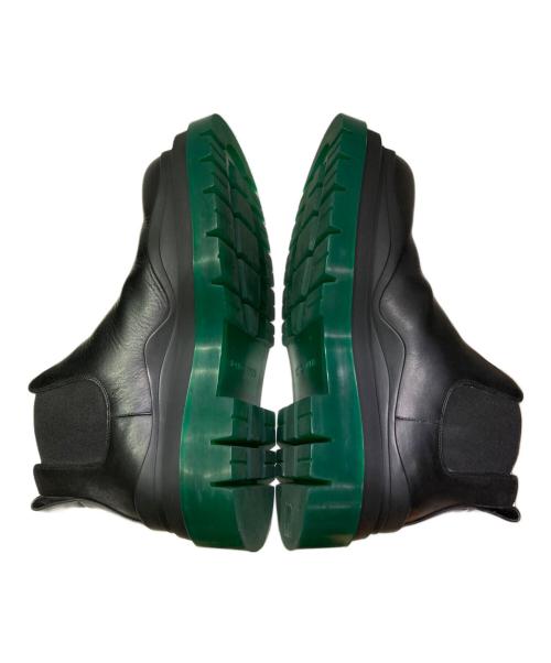 BOTTEGA VENETA（ボッテガベネタ）BOTTEGA VENETA (ボッテガベネタ) タイヤブーツ ブラック サイズ:42の古着・服飾アイテム