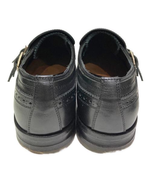 ALEXANDER McQUEEN（アレキサンダーマックイーン）ALEXANDER McQUEEN (アレキサンダーマックイーン) ウィングチップシューズ ブラック サイズ:42の古着・服飾アイテム