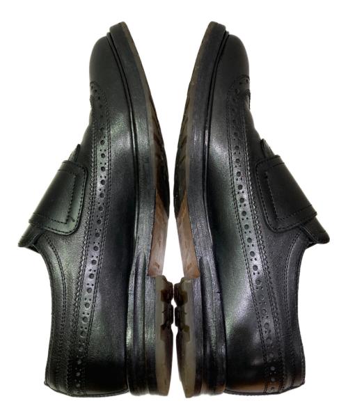 ALEXANDER McQUEEN（アレキサンダーマックイーン）ALEXANDER McQUEEN (アレキサンダーマックイーン) ウィングチップシューズ ブラック サイズ:42の古着・服飾アイテム