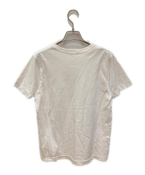 PLAY COMME des GARCONS（プレイコムデギャルソン）PLAY COMME des GARCONS (プレイ コムデギャルソン) ゴールド・ハートワッペン・Tシャツ ホワイト サイズ:Lの古着・服飾アイテム