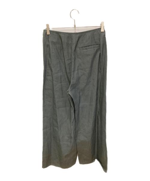 Demi-Luxe Beams（デミルクス ビームス）Demi-Luxe Beams (デミルクス ビームス) リネンリラクシーパンツ グレー サイズ:Sの古着・服飾アイテム
