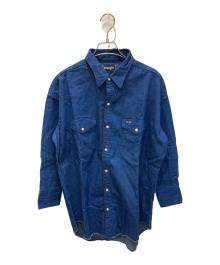 Wrangler×maturely（ラングラー×マチュアリー）の古着「デニムウエスタンロングスリーブシャツ」｜インディゴ