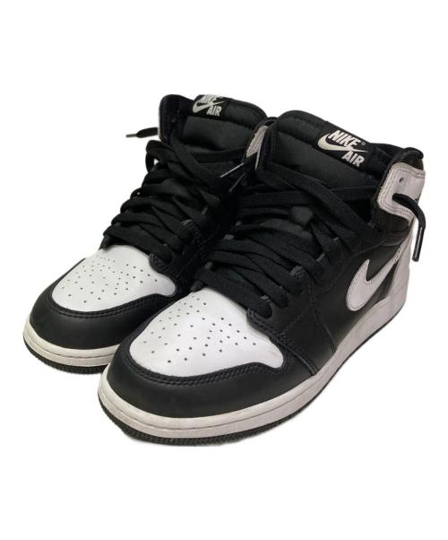 NIKE（ナイキ）NIKE (ナイキ) Air Jordan 1 Retro High OG ホワイト×ブラック サイズ:24.5cmの古着・服飾アイテム