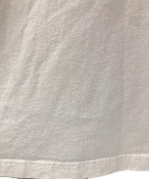 stussy（ステューシー）stussy (ステューシー) ポケットロゴ刺繍Tシャツ ホワイト サイズ:Sの古着・服飾アイテム