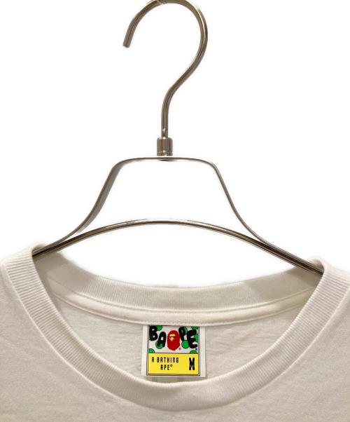 BAPE BY A BATHING APE（ベイプバイアベイシングエイプ）BAPE BY A BATHING APE (ベイプバイアベイシングエイプ) ボックスロゴTシャツ ホワイト サイズ:Mの古着・服飾アイテム