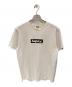 BAPE BY A BATHING APE（ベイプバイアベイシングエイプ）の古着「ボックスロゴTシャツ」｜ホワイト