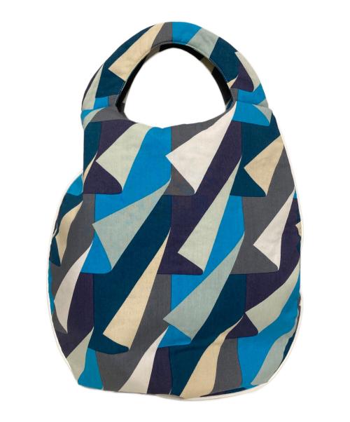 mina perhonen（ミナ ペルホネン）mina perhonen (ミナ ペルホネン) ハンドバッグ ブルーの古着・服飾アイテム