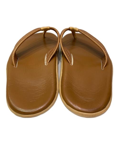 ISLAND SLIPPER（アイランドスリッパ）ISLAND SLIPPER (アイランドスリッパ) レザーサンダル ブラウン サイズ:7の古着・服飾アイテム