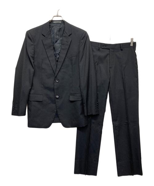 ck Calvin Klein（シーケーカルバンクライン）ck Calvin Klein (シーケーカルバンクライン) セットアップスーツ ブラック サイズ:ジャケット:36　パンツ:30の古着・服飾アイテム