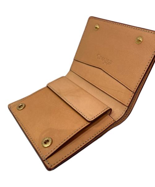 CIMABUE（チマブエ）CIMABUE (チマブエ) アニリンコードバン ミニウォレット ブラウンの古着・服飾アイテム