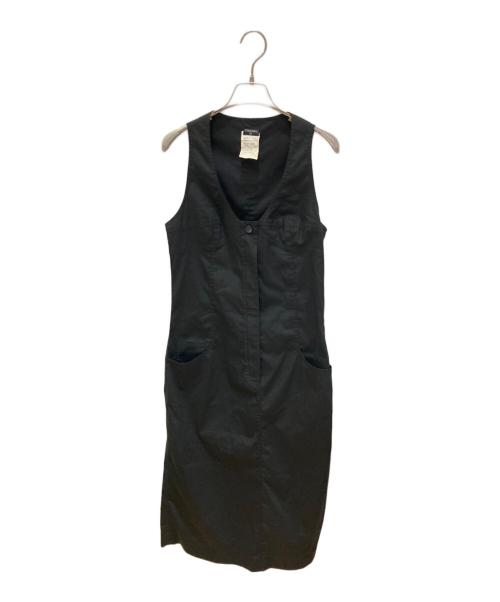 CHANEL（シャネル）CHANEL (シャネル) フロントジップサロペット ブラック サイズ:38の古着・服飾アイテム