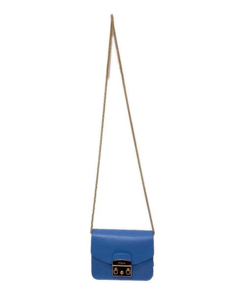 FURLA（フルラ）FURLA (フルラ) ショルダーバッグ ブルーの古着・服飾アイテム