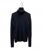 MUSE de Deuxieme Classeミューズ ドゥーズィエム クラス）の古着「タートルネックニット」｜ブラック