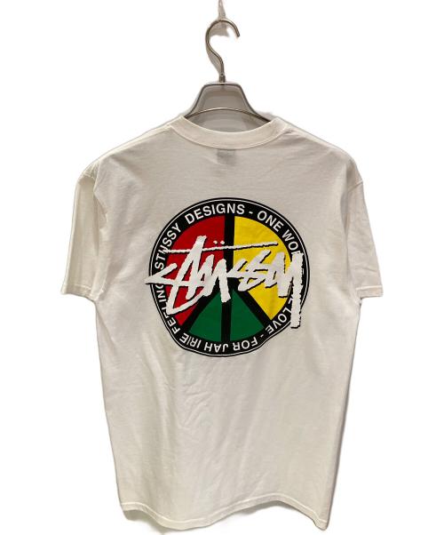 stussy（ステューシー）stussy (ステューシー) プリントTシャツ ホワイト サイズ:Mの古着・服飾アイテム