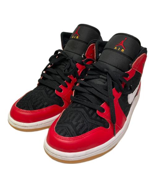 NIKE（ナイキ）NIKE (ナイキ) Air Jordan 1 Mid  Christmas レッド×ブラック サイズ:27cmの古着・服飾アイテム
