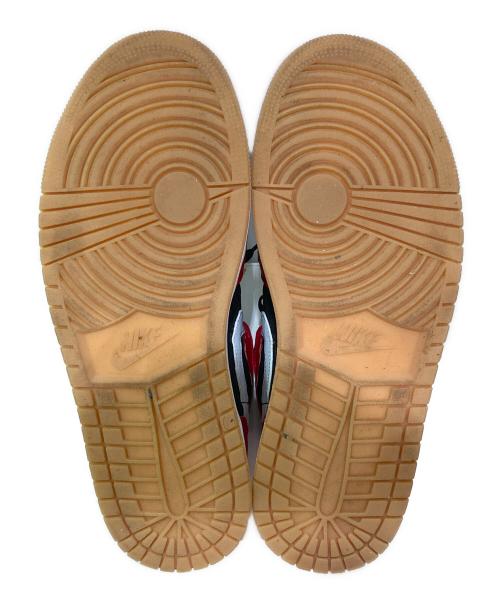 NIKE（ナイキ）NIKE (ナイキ) Air Jordan 1 Mid  Christmas レッド×ブラック サイズ:27cmの古着・服飾アイテム