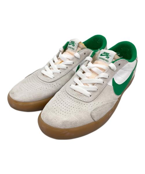 NIKE（ナイキ）NIKE (ナイキ) HERITAGE VULC ホワイト×グリーン サイズ:26.5の古着・服飾アイテム