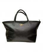 Salvatore Ferragamoサルヴァトーレ フェラガモ）の古着「ガンチーニレザートートバッグ」｜ブラック