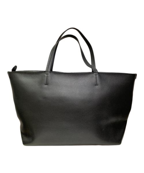 Salvatore Ferragamo（サルヴァトーレ フェラガモ）Salvatore Ferragamo (サルヴァトーレ フェラガモ) ガンチーニレザートートバッグ ブラックの古着・服飾アイテム