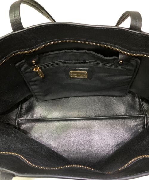 Salvatore Ferragamo（サルヴァトーレ フェラガモ）Salvatore Ferragamo (サルヴァトーレ フェラガモ) ガンチーニレザートートバッグ ブラックの古着・服飾アイテム