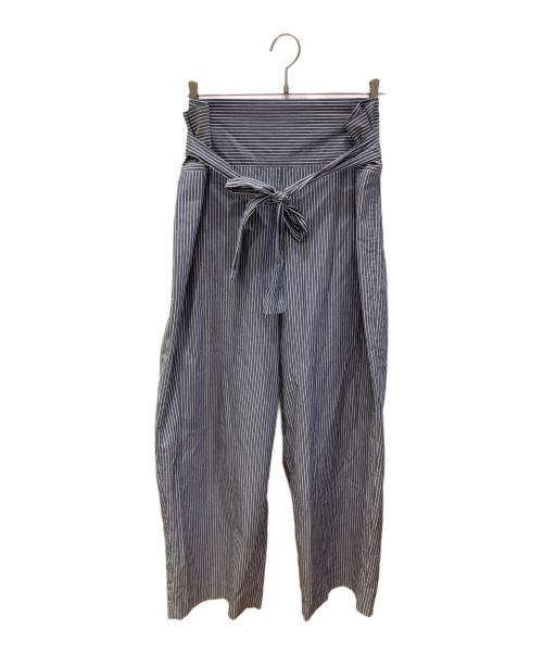6(ROKU) BEAUTY&YOUTH（ロク ビューティーアンドユース）6(ROKU) BEAUTY&YOUTH (ロク ビューティーアンドユース) ストライプパンツ ブルー サイズ:Sの古着・服飾アイテム