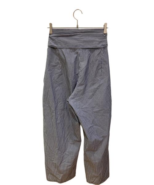 6(ROKU) BEAUTY&YOUTH（ロク ビューティーアンドユース）6(ROKU) BEAUTY&YOUTH (ロク ビューティーアンドユース) ストライプパンツ ブルー サイズ:Sの古着・服飾アイテム