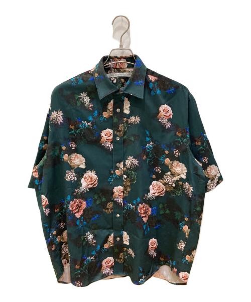 JOHN LAWRENCE SULLIVAN（ジョン ローレンス サリバン）JOHN LAWRENCE SULLIVAN (ジョン ローレンス サリバン) 花柄半袖シャツ グリーン サイズ:46の古着・服飾アイテム