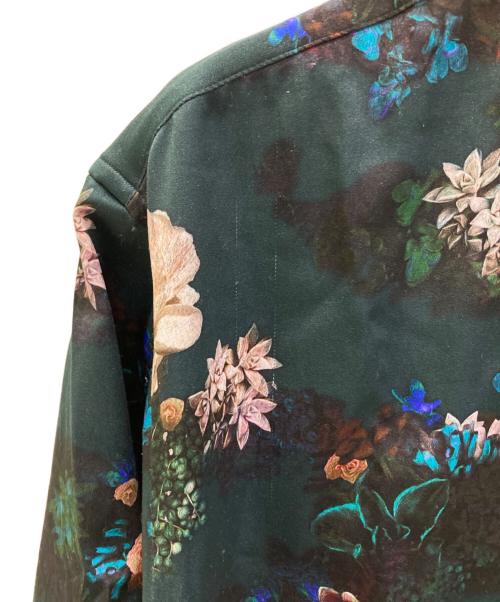 JOHN LAWRENCE SULLIVAN（ジョン ローレンス サリバン）JOHN LAWRENCE SULLIVAN (ジョン ローレンス サリバン) 花柄半袖シャツ グリーン サイズ:46の古着・服飾アイテム