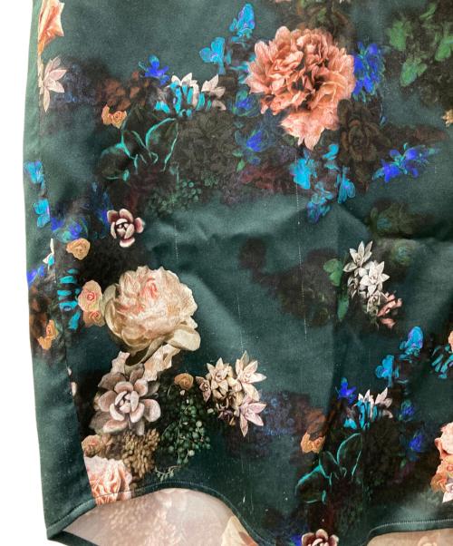 JOHN LAWRENCE SULLIVAN（ジョン ローレンス サリバン）JOHN LAWRENCE SULLIVAN (ジョン ローレンス サリバン) 花柄半袖シャツ グリーン サイズ:46の古着・服飾アイテム