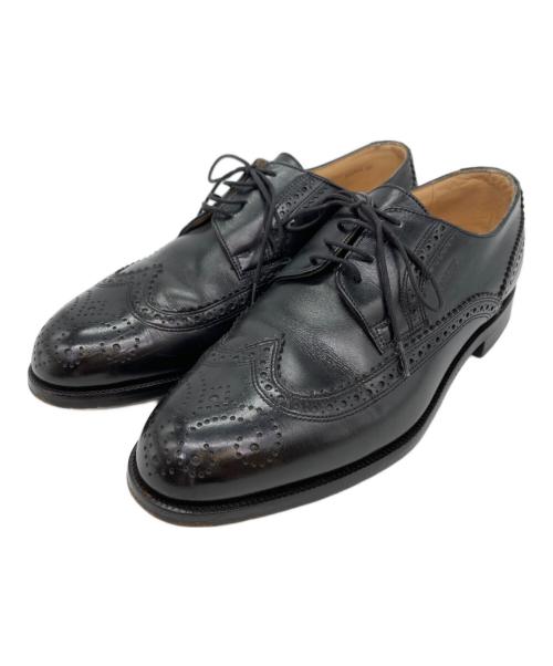 BALLY（バリー）BALLY (バリー) ウィングチップシューズ ブラック サイズ:6 1/2の古着・服飾アイテム