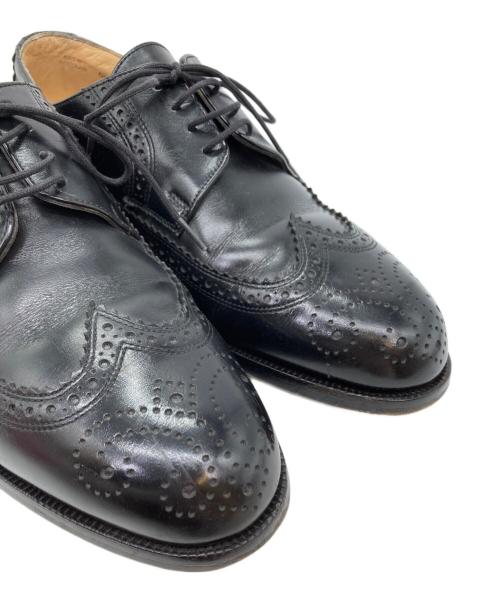 BALLY（バリー）BALLY (バリー) ウィングチップシューズ ブラック サイズ:6 1/2の古着・服飾アイテム