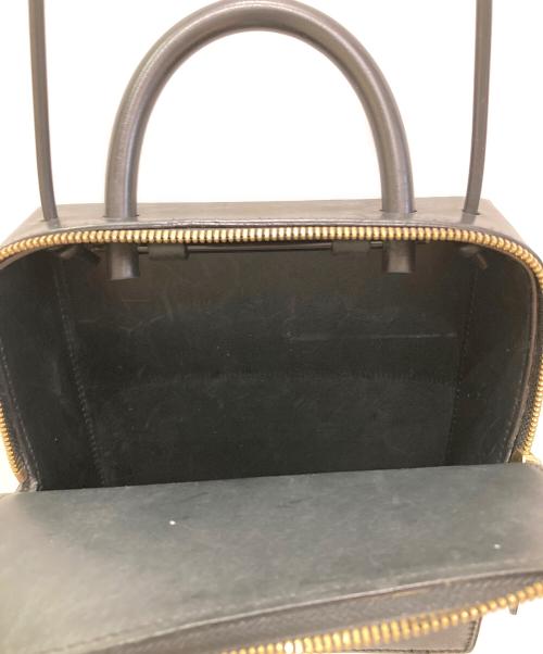 building block（ビルディングブロック）building block (ビルディングブロック) LEATHER BOX BAG ブラックの古着・服飾アイテム