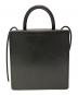 building block (ビルディングブロック) LEATHER BOX BAG ブラック：9000円
