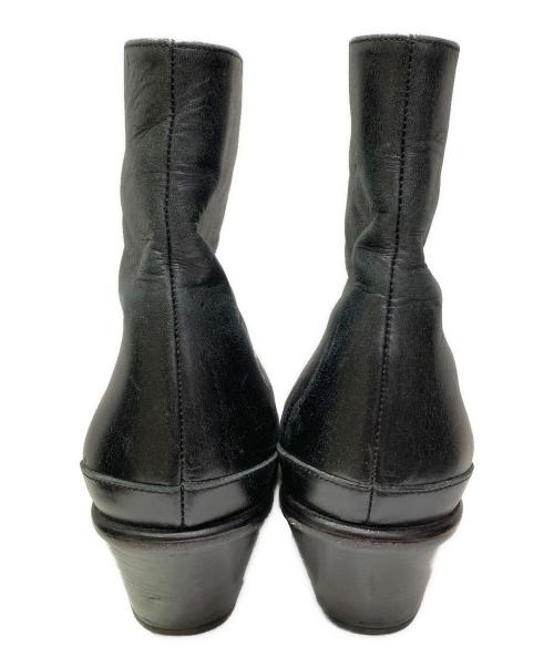 UNTISHOLD（アンチショルド）UNTISHOLD (アンチショルド) ジップブーツ ブラック サイズ:38の古着・服飾アイテム