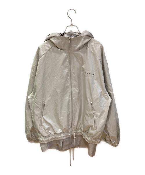 COACH（コーチ）COACH (コーチ) martin kim (マティーンキム) レイヤード コーティング フーディー ジャンパー グレー サイズ:FREEの古着・服飾アイテム