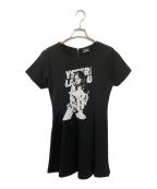 Hysteric Glamourヒステリックグラマー）の古着「半袖ワンピース」｜ブラック