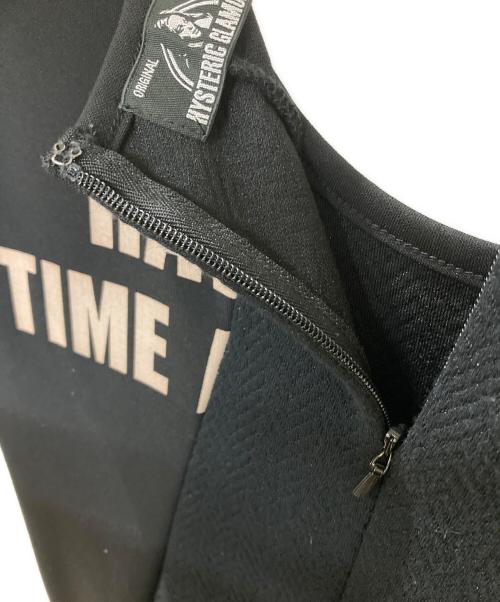 Hysteric Glamour（ヒステリックグラマー）Hysteric Glamour (ヒステリックグラマー) 半袖ワンピース ブラック サイズ:Freeの古着・服飾アイテム