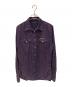 Thee Hysteric XXX（ジィ ヒステリックトリプルエックス）の古着「ウエスタンシャツ」｜パープル