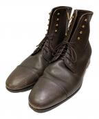 Salvatore Ferragamoサルヴァトーレ フェラガモ）の古着「サイドジップブーツ」｜ブラウン