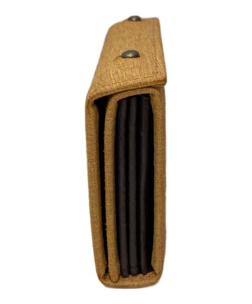 M+（エムピウ）M+ (エムピウ) ミッレフォッリエ コンパクトウォレット イエローの古着・服飾アイテム