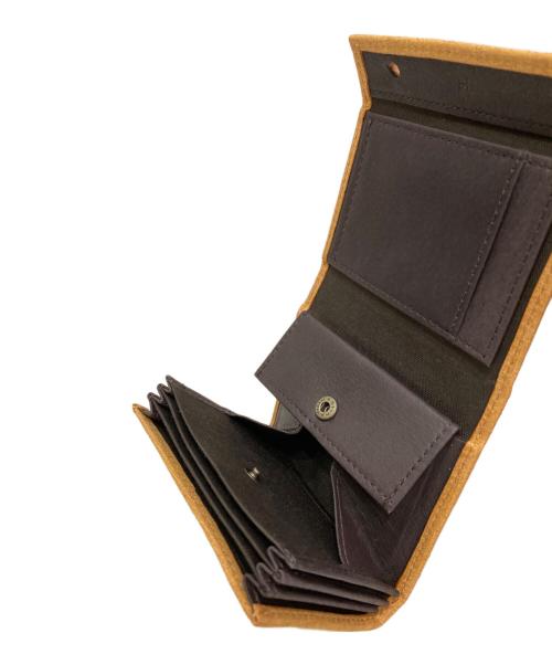 M+（エムピウ）M+ (エムピウ) ミッレフォッリエ コンパクトウォレット イエローの古着・服飾アイテム