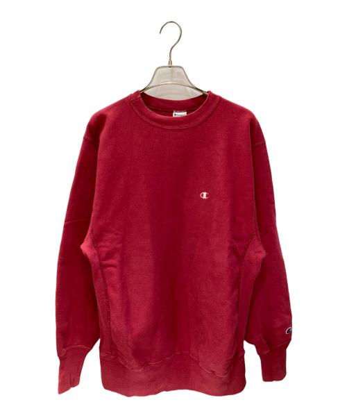 Champion REVERSE WEAVE（チャンピオン リバース ウィーブ）Champion REVERSE WEAVE (チャンピオン リバース ウィーブ) リバースウィーブスウェット レッド サイズ:Lの古着・服飾アイテム