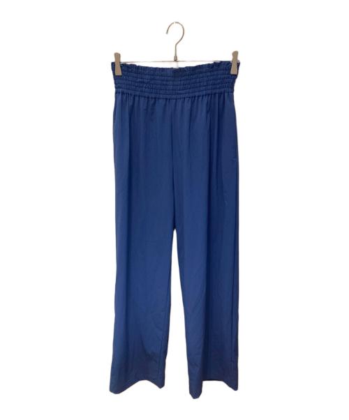 JOURNAL STANDARD（ジャーナルスタンダード）JOURNAL STANDARD (ジャーナルスタンダード) ナイロンストレッチワイドパンツ ブルー サイズ:38の古着・服飾アイテム