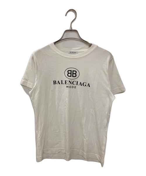 BALENCIAGA（バレンシアガ）BALENCIAGA (バレンシアガ) BB MODE Tee ホワイト サイズ:Lの古着・服飾アイテム