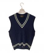 ALAN PAINEアランペイン）の古着「Wool Cricket Vest」｜ネイビー