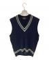 ALAN PAINE（アランペイン）の古着「Wool Cricket Vest」｜ネイビー