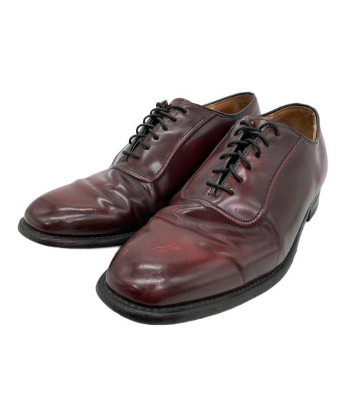 JOHNSTON&MURPHY（ジョンストン＆マーフィー）JOHNSTON&MURPHY (ジョンストン＆マーフィー) レザーシューズ ボルドー サイズ:10の古着・服飾アイテム