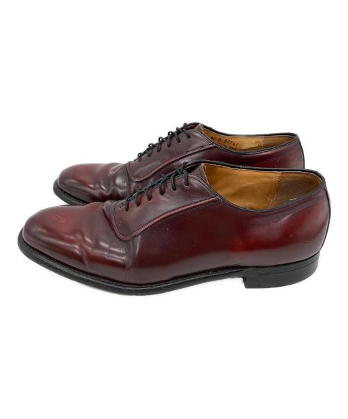 JOHNSTON&MURPHY（ジョンストン＆マーフィー）JOHNSTON&MURPHY (ジョンストン＆マーフィー) レザーシューズ ボルドー サイズ:10の古着・服飾アイテム